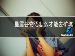 星露谷物语怎么才能去矿坑