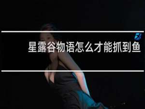 星露谷物语怎么才能抓到鱼