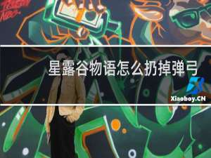 星露谷物语怎么扔掉弹弓