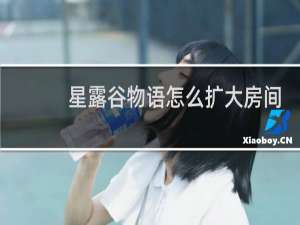 星露谷物语怎么扩大房间