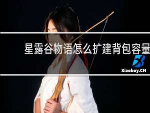 星露谷物语怎么扩建背包容量