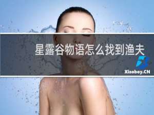 星露谷物语怎么找到渔夫