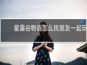 星露谷物语怎么找朋友一起玩