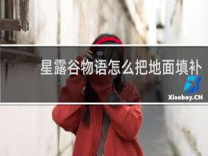 星露谷物语怎么把地面填补