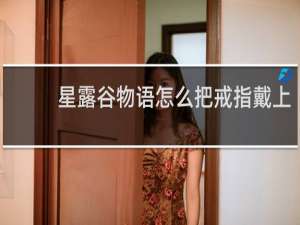 星露谷物语怎么把戒指戴上