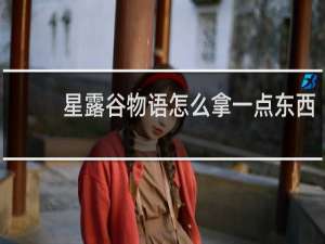 星露谷物语怎么拿一点东西