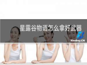星露谷物语怎么拿好武器