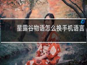 星露谷物语怎么换手机语言