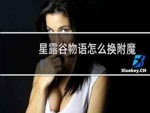 星露谷物语怎么换附魔