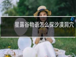 星露谷物语怎么探沙漠洞穴