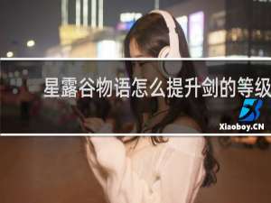 星露谷物语怎么提升剑的等级