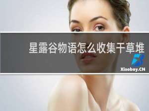 星露谷物语怎么收集干草堆