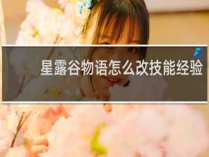 星露谷物语怎么改技能经验