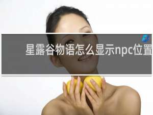 星露谷物语怎么显示npc位置