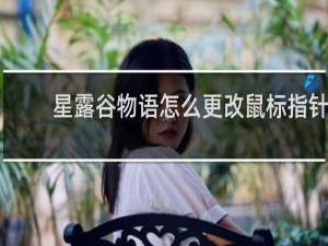 星露谷物语怎么更改鼠标指针