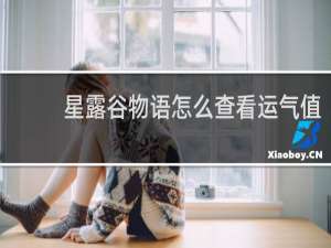 星露谷物语怎么查看运气值