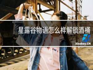 星露谷物语怎么样解锁酒桶