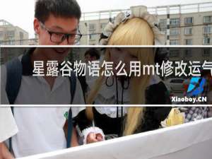 星露谷物语怎么用mt修改运气