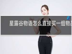 星露谷物语怎么直接买一组物品