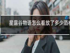 星露谷物语怎么看放了多少酒桶