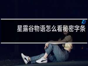 星露谷物语怎么看秘密字条