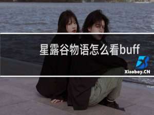星露谷物语怎么看buff