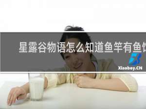 星露谷物语怎么知道鱼竿有鱼饵