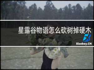 星露谷物语怎么砍树掉硬木