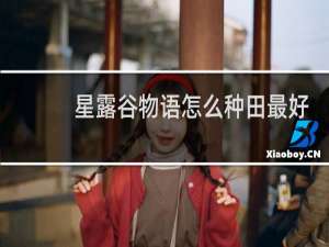 星露谷物语怎么种田最好