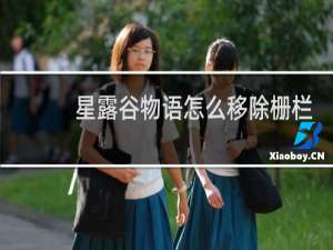 星露谷物语怎么移除栅栏