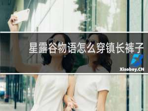 星露谷物语怎么穿镇长裤子