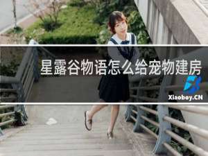 星露谷物语怎么给宠物建房