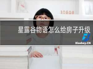 星露谷物语怎么给房子升级
