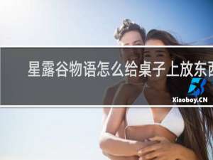 星露谷物语怎么给桌子上放东西