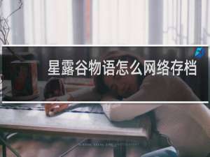 星露谷物语怎么网络存档