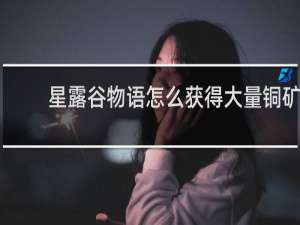 星露谷物语怎么获得大量铜矿