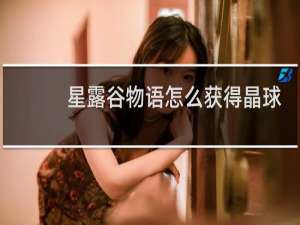 星露谷物语怎么获得晶球