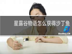 星露谷物语怎么获得沙丁鱼