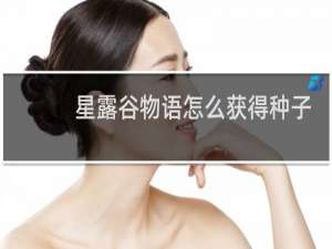 星露谷物语怎么获得种子