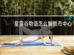 星露谷物语怎么解锁市中心