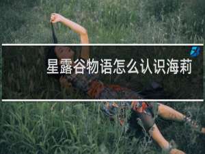 星露谷物语怎么认识海莉