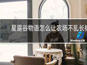 星露谷物语怎么让农场不乱长树