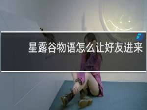 星露谷物语怎么让好友进来