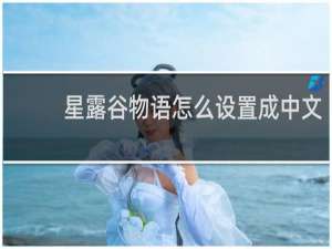 星露谷物语怎么设置成中文