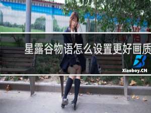 星露谷物语怎么设置更好画质