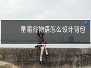 星露谷物语怎么设计背包