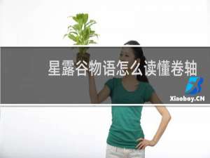 星露谷物语怎么读懂卷轴