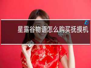 星露谷物语怎么购买抚摸机