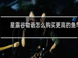 星露谷物语怎么购买更高的鱼竿