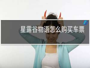 星露谷物语怎么购买车票